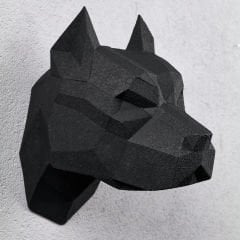 Geometrik Pitbull Duvar Dekorasyon