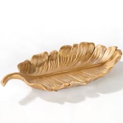 Dekoratif Yaprak Tabak Küçük