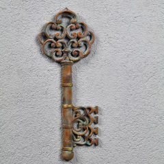 Eski Dekoratif Anahtar Büyük