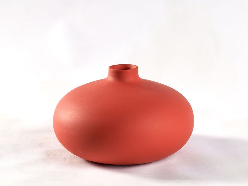 Round Vase Büyük Seramik Vazo