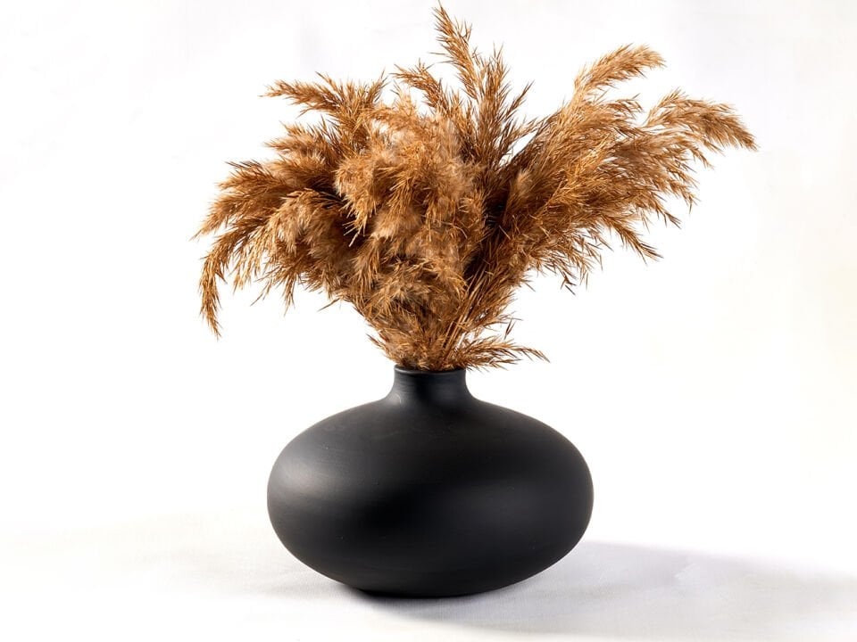 Round Vase Küçük Seramik Vazo