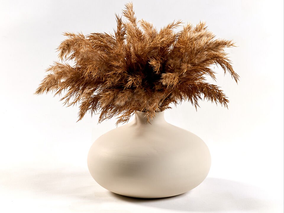 Round Vase Küçük Seramik Vazo