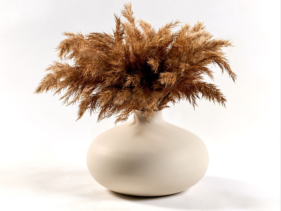 Round Vase Küçük Seramik Vazo